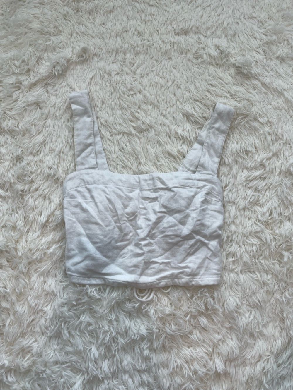 Abercrombie & fitch linen tank top